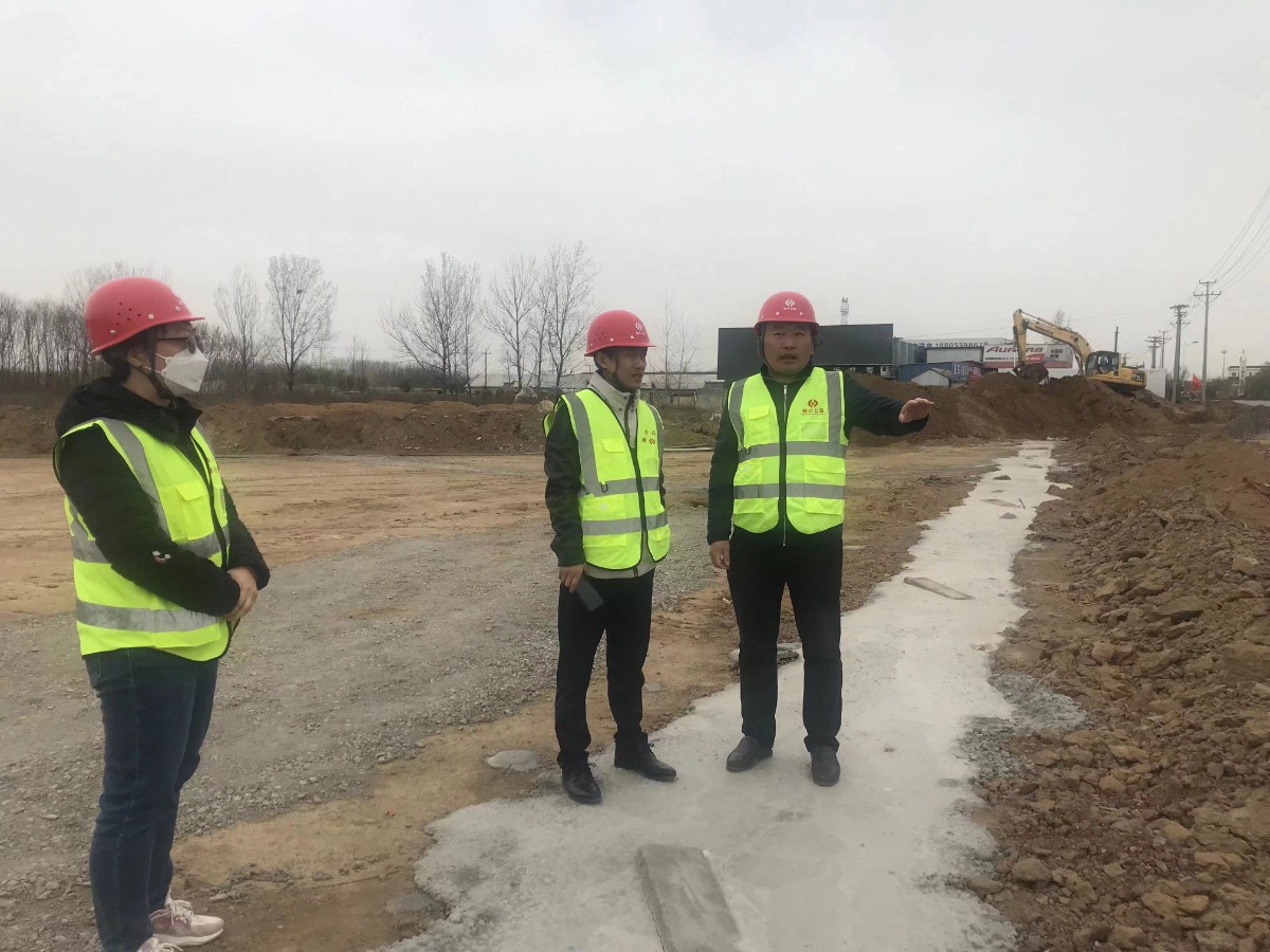 郯城G205項目迎接公司第一季度安全檢查