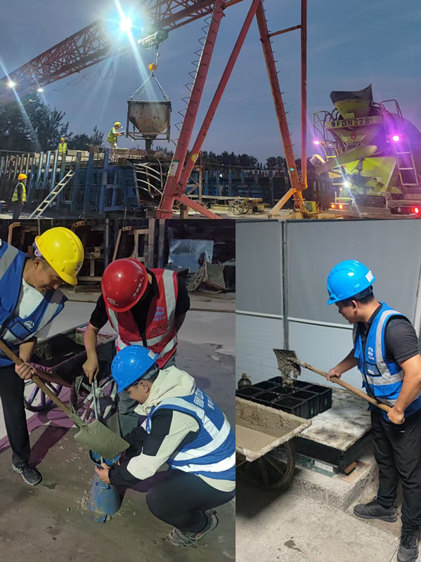 混凝土澆筑、過程檢測(cè)及試塊制作5re35Y_副本