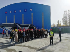 山東交通學(xué)院師生赴青蘭二標(biāo)預(yù)制場參觀學(xué)習(xí)
