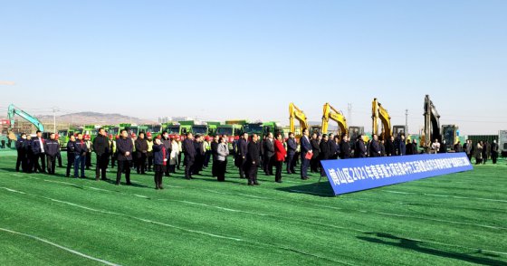 沿河東路項目吹響開工集結(jié)號